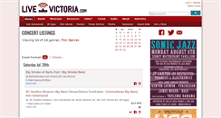 Desktop Screenshot of livevictoria.ca